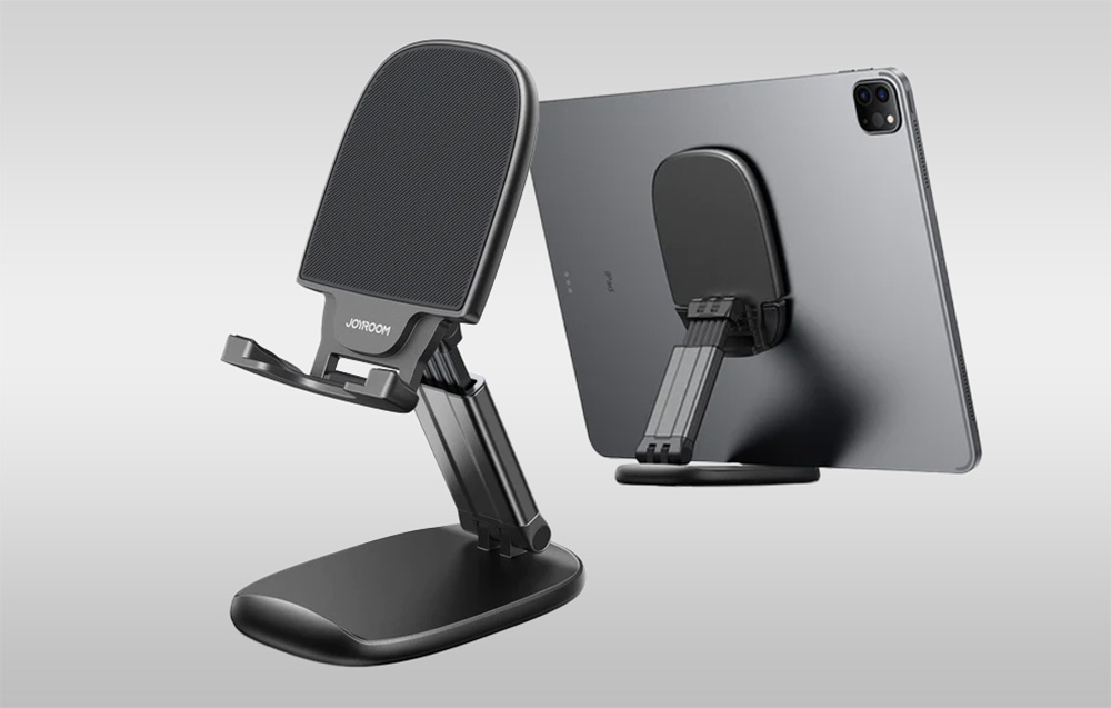 Joyroom JR-ZS371 Foldable Desktop Phone Stand - Black
