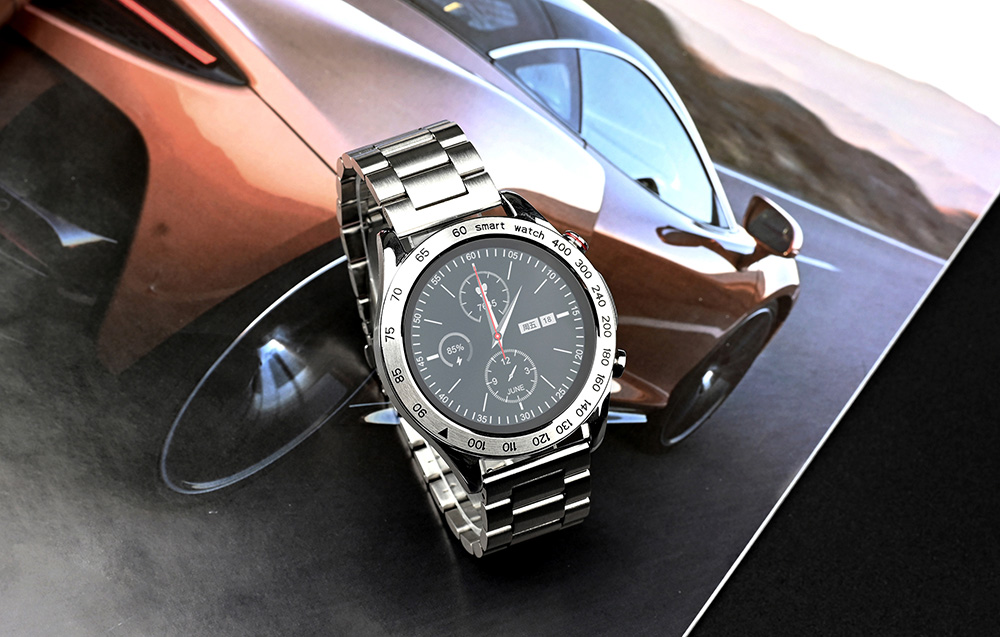 HiFuture FutureGo Pro Smartwatch - Stainless Steel - Silver